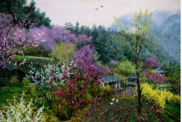 산촌의 정서 1150x800mm